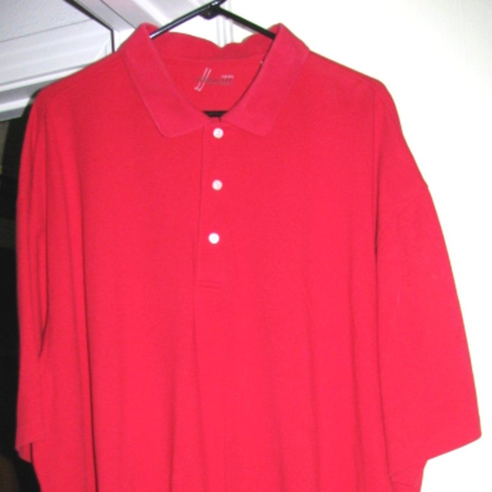 TOMATO RED Golf Shirt Sz XXXL Eleven Straight